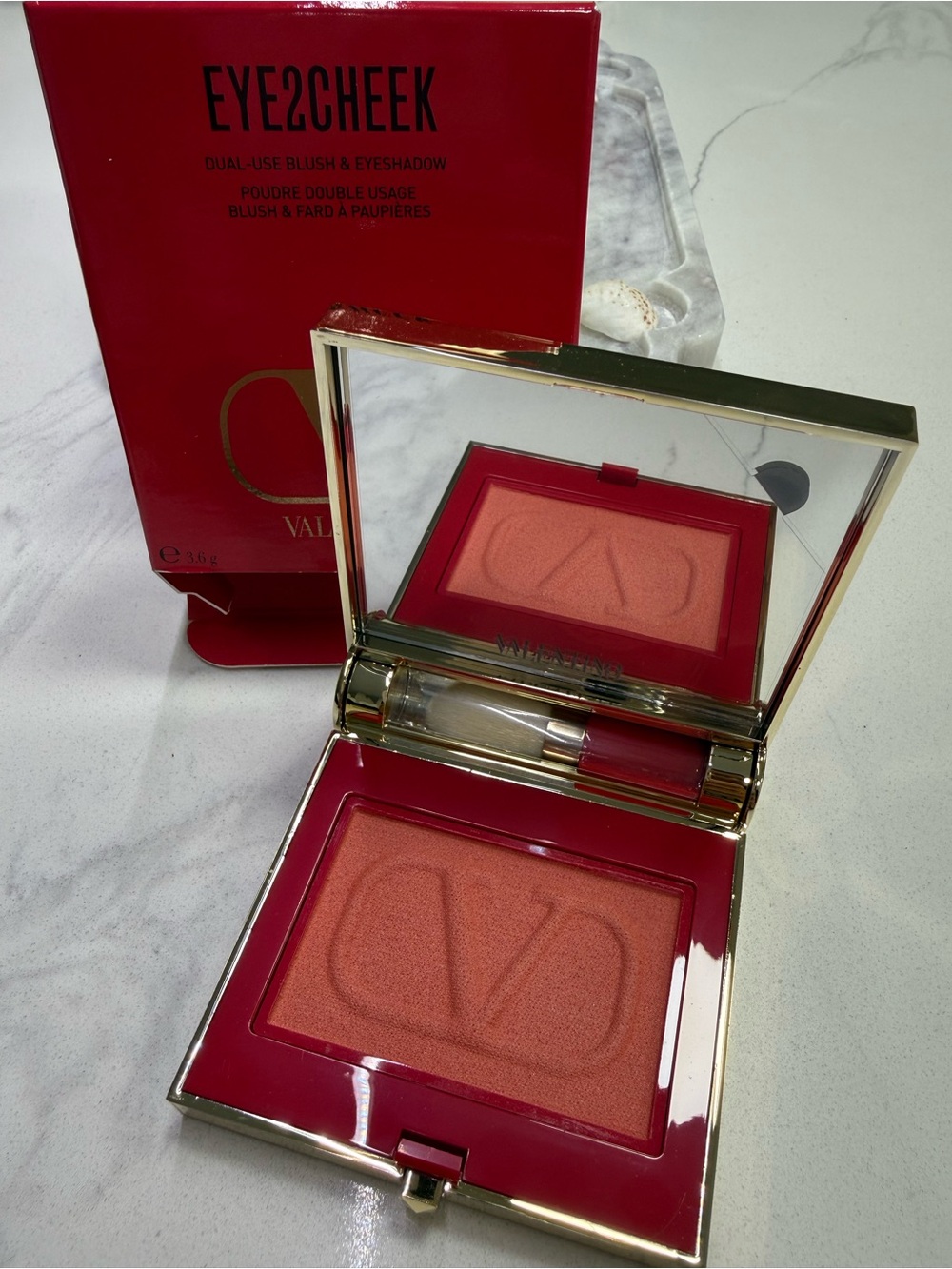 Valentino Eye2Cheek Blush in 08 Roman Sky